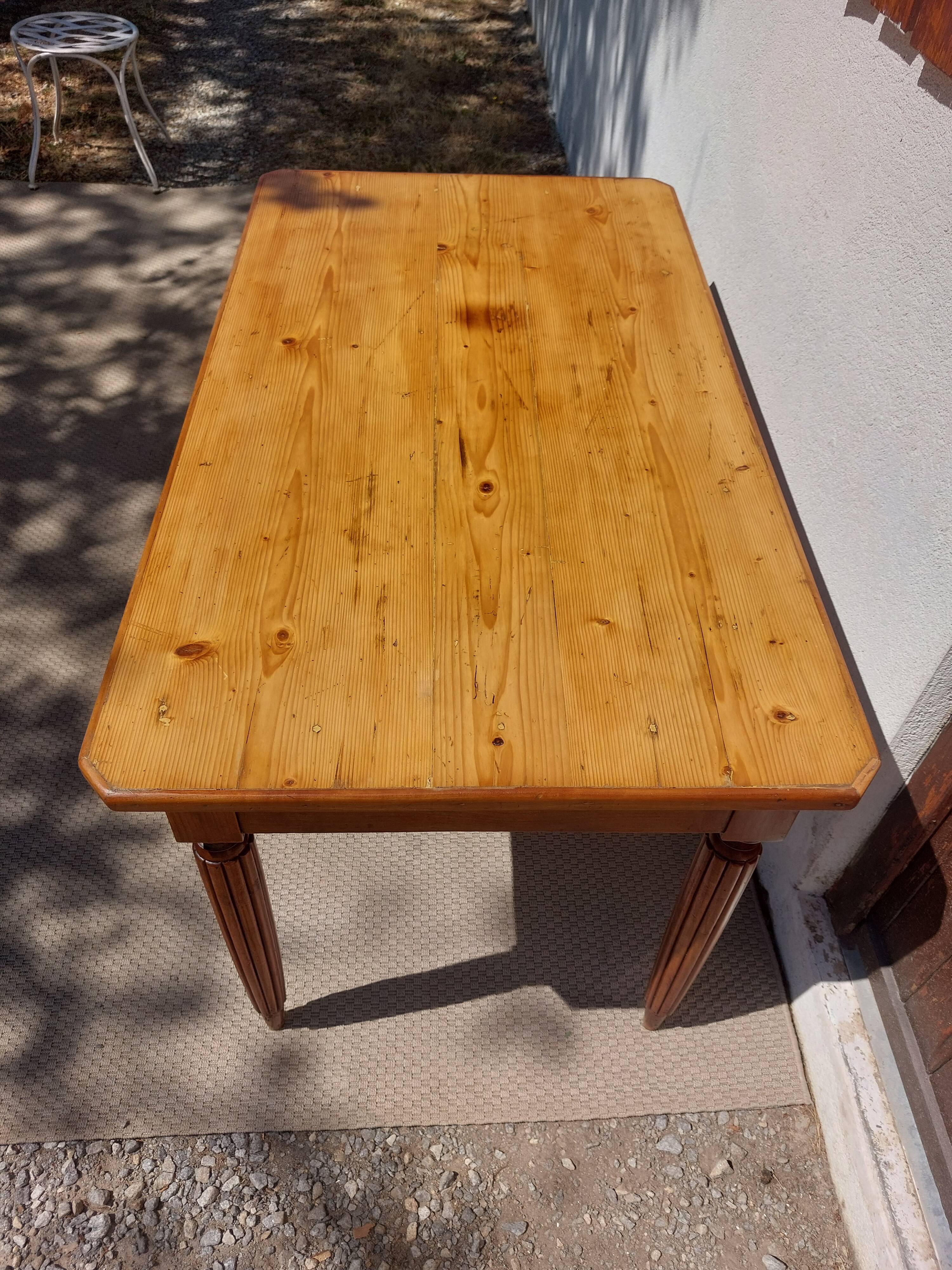 bistro table, countryside or office, 2 drawers