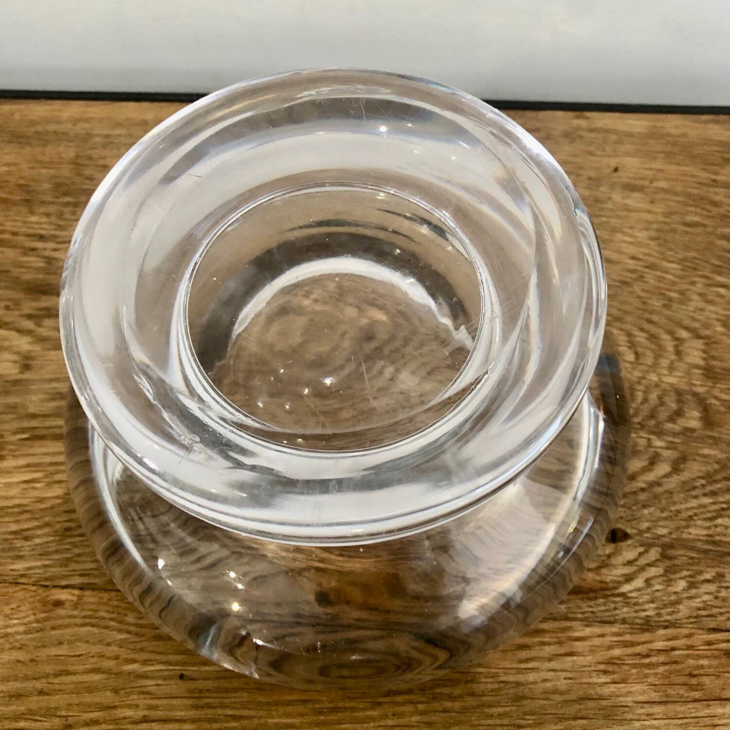 Cendrier vintage verre