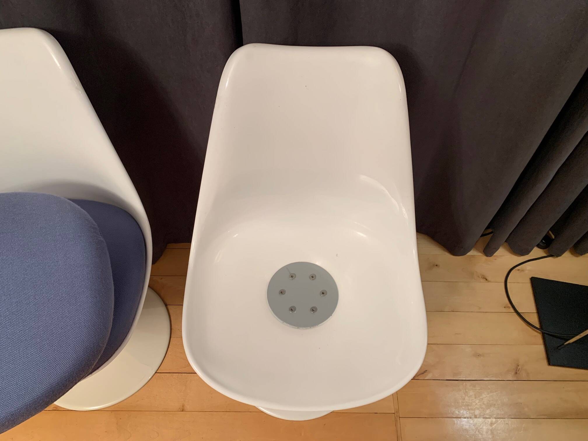 Set of three Tulip chairs, Rudi Bonzanini, Italy, 1970s