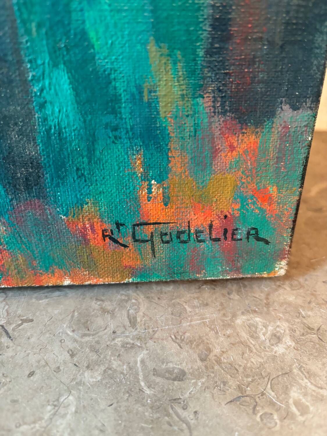 Landscape signed Godelier