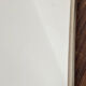 Silver-plated wall-mounted barber mirror