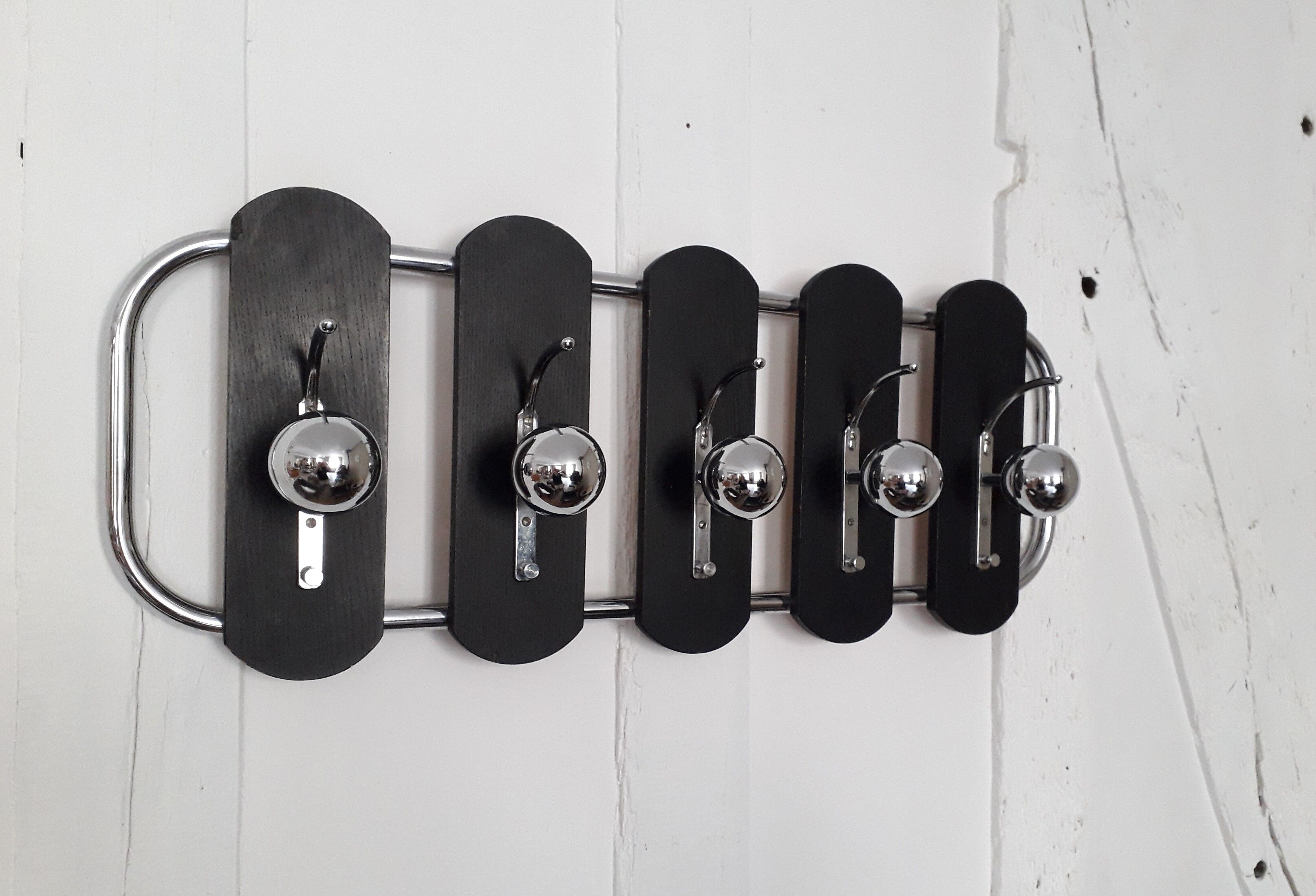 Vintage wall coat rack