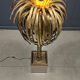 Brass palm tree floor lamp by Maison Jansen, 1970s