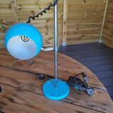 Vintage blue eyeball lamp