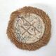 Masque Kuba du Congo - Cauris, Perles de verre, Raphia, Tissu
