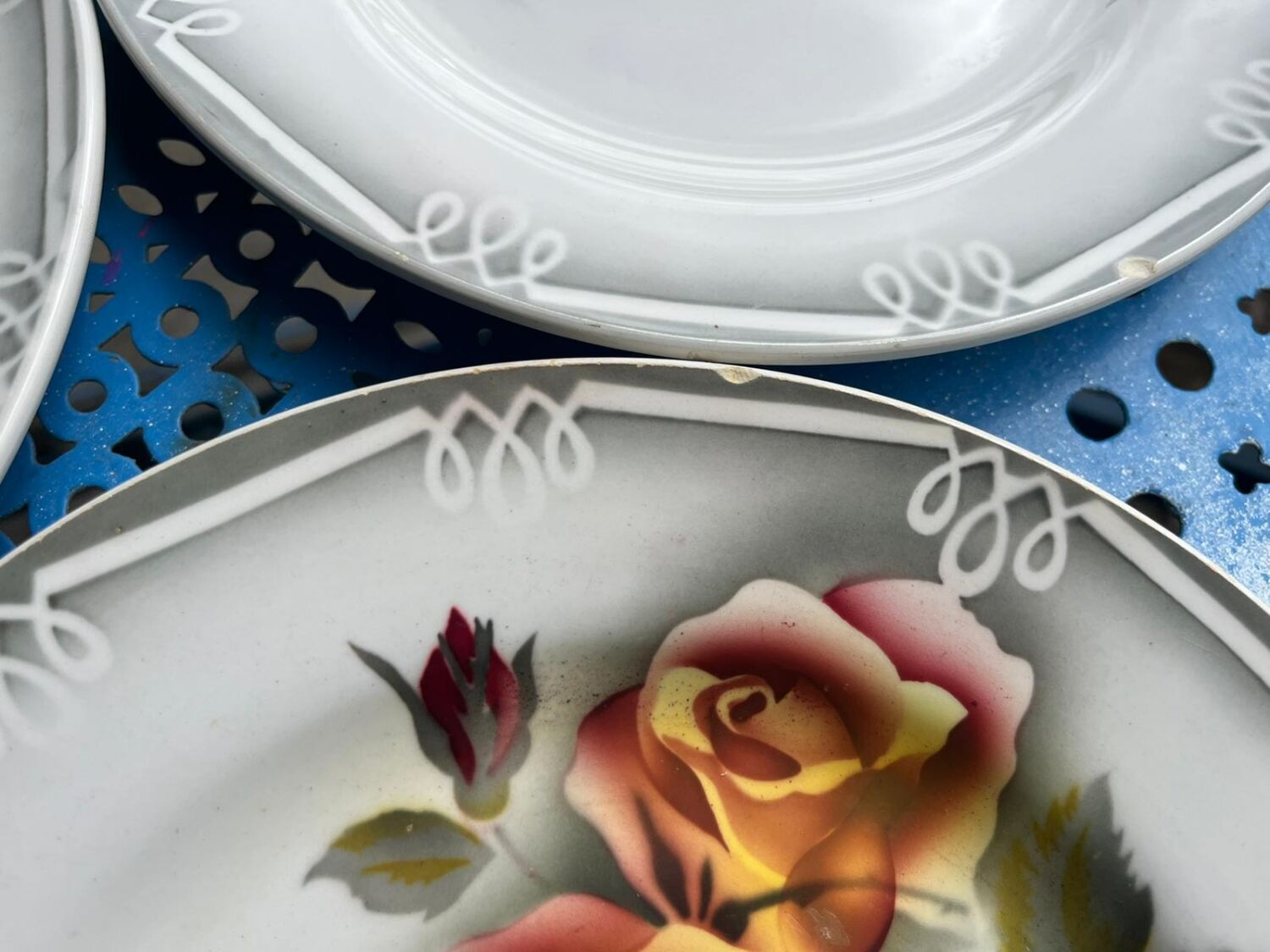 13 dessert plate digoin adele