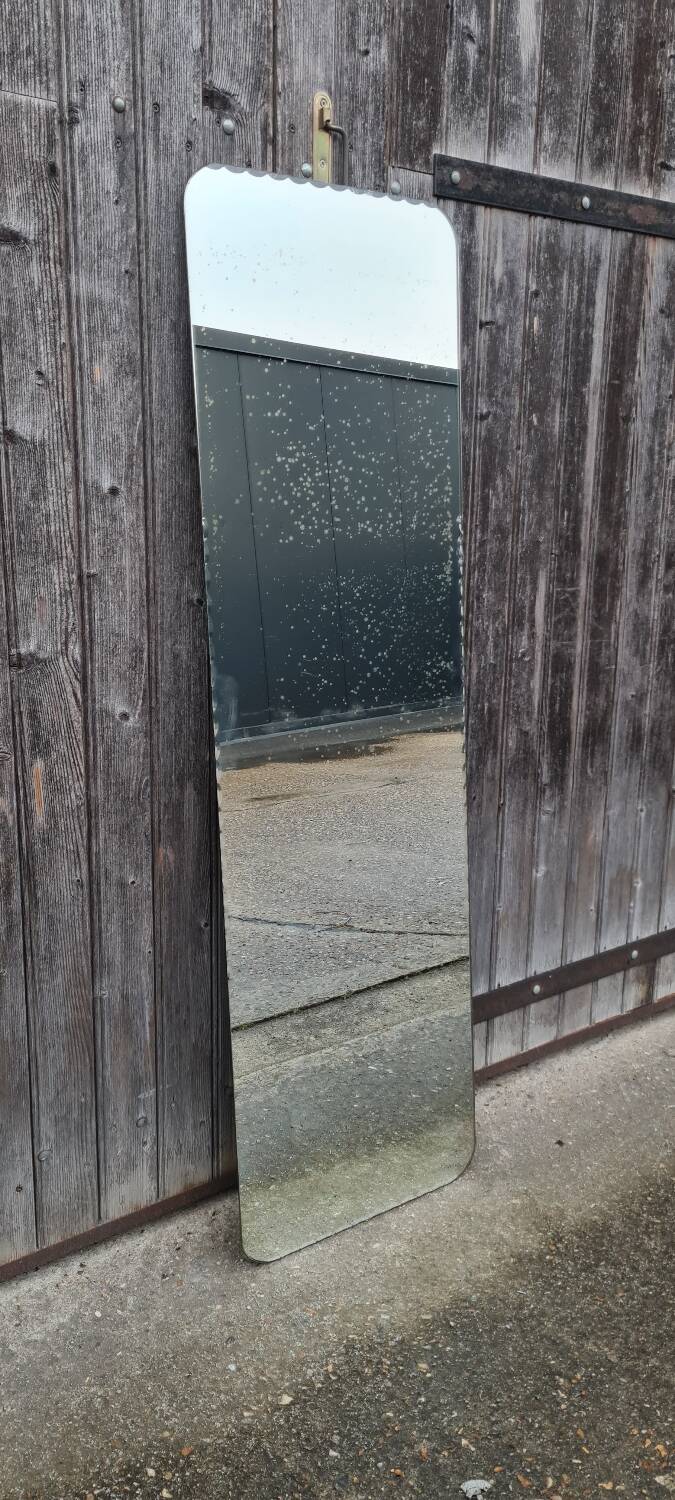 Art deco beveled mirror