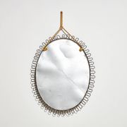 Metal framed mirror