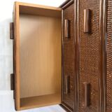 Rattan chest of drawers 7 drawers