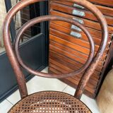 Ancienne paire de chaises bistrot Thonet N10