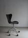 3117 Black swivel chair by Arne Jacobsen for Fritz Hansen