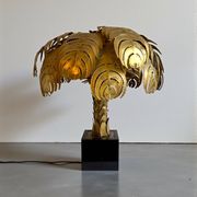 Lampe Palmier Maison Jansen, Christian Techoueyres, 65cm,  Circa 1970