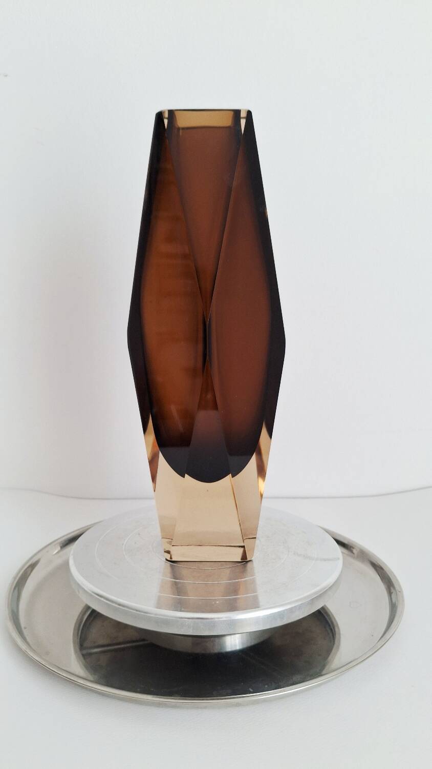 Sommerso Vase 1960s, atttibuted to Flavio Poli