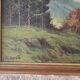 Oil Painting on Canvas Mountain Landscape Forest Vosges Signed S Capello