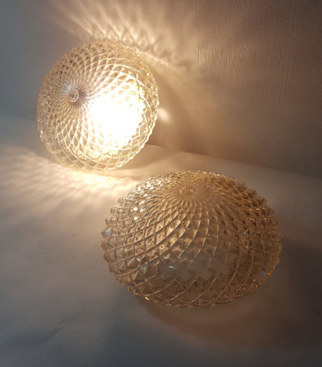 Pair of ceiling lights