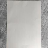 Large vintage botanical poster "hundred-leaf rosebush" PJ Redouté