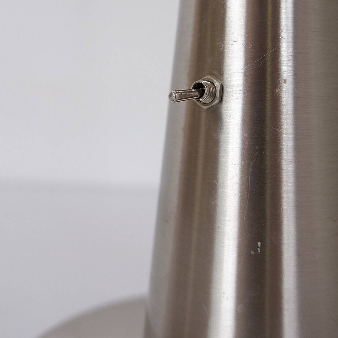 Adjustable brushed chrome desk lamps