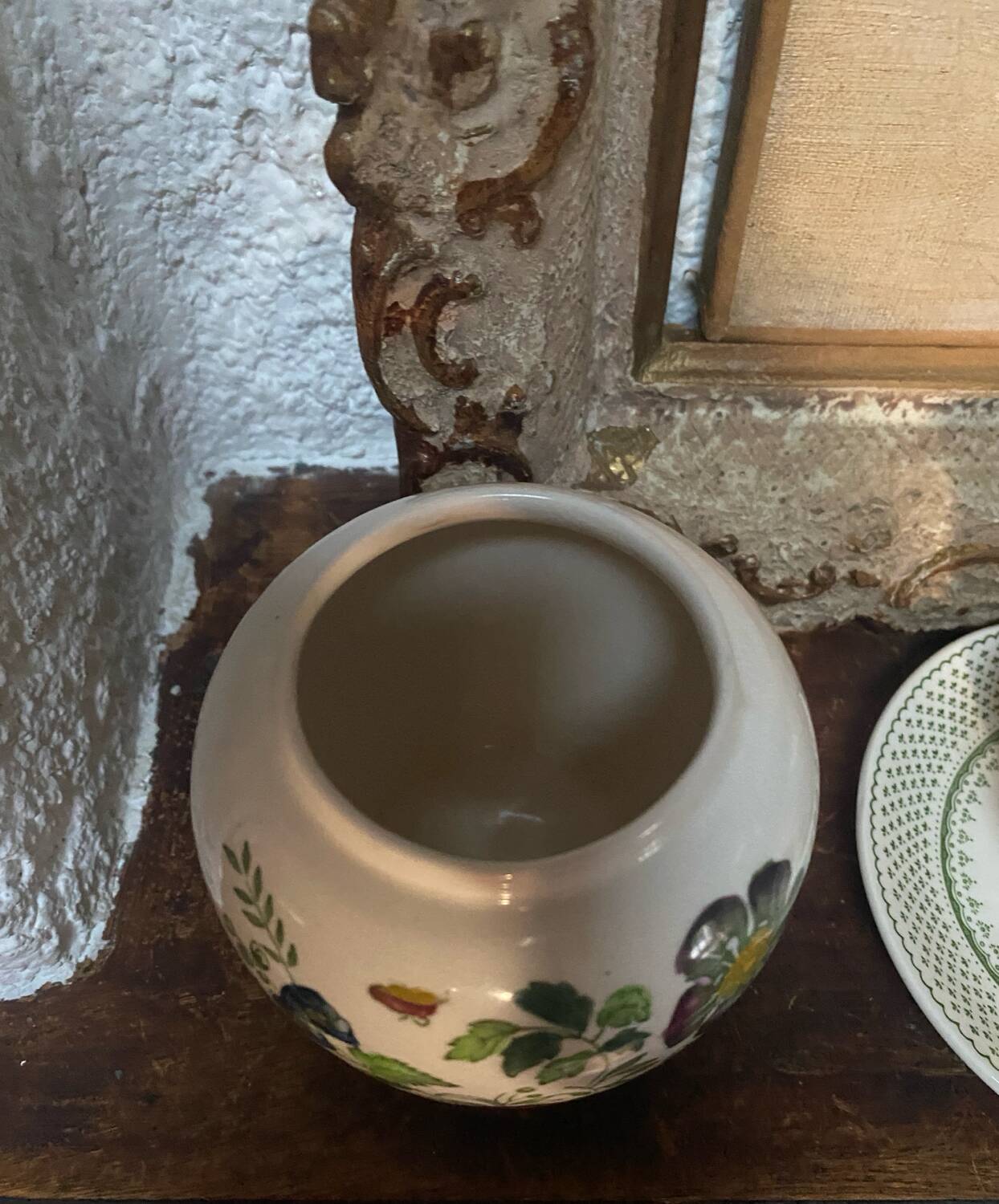 Small ironstone vase stamped Mason's