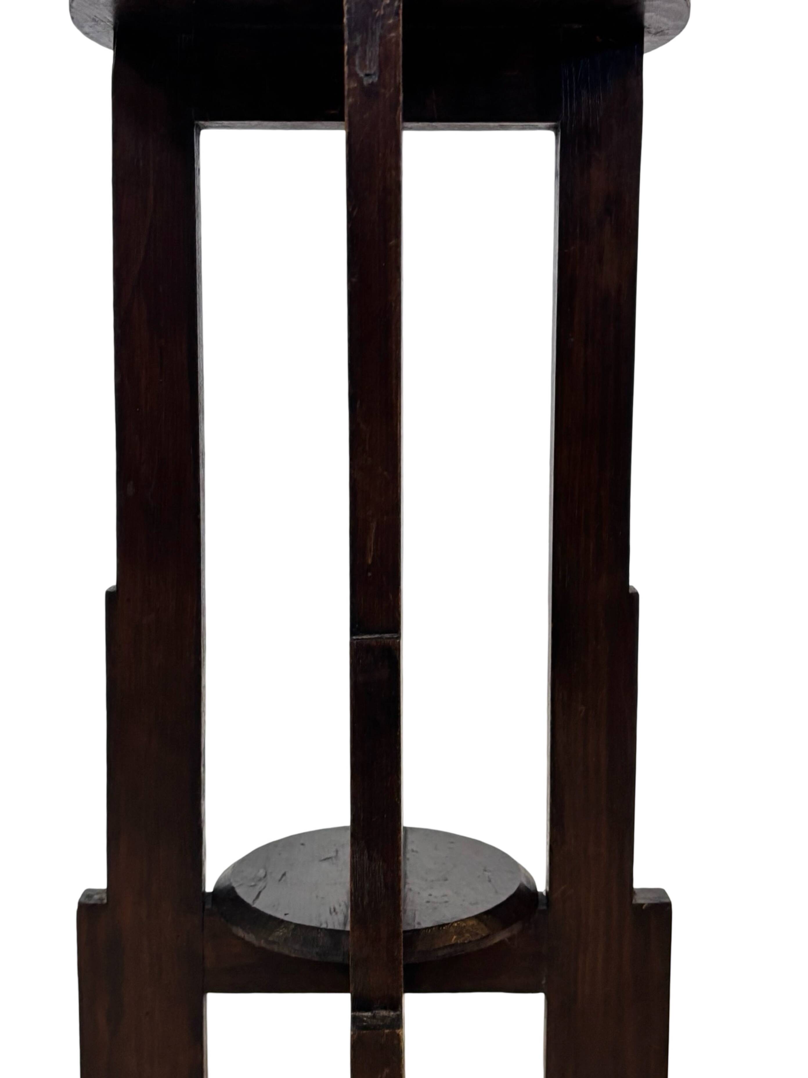 Support de plante Art Déco table d'appoint design École d'Amsterdam minimaliste
