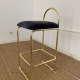 Angui / velvet top stool - aytm - lot of 2