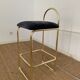Tabouret haut angui / velours - aytm - lot de 2