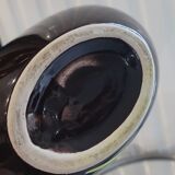 Sculptural ceramic vase, modernist line, designer piece