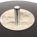 Designer desk lamp 1950, lacquered metal and chrome.