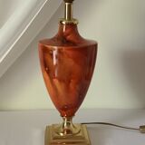 Vintage ceramic baluster lamp foot