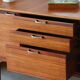 Enfilade teck vintage Meredew rénovée (165 cm)