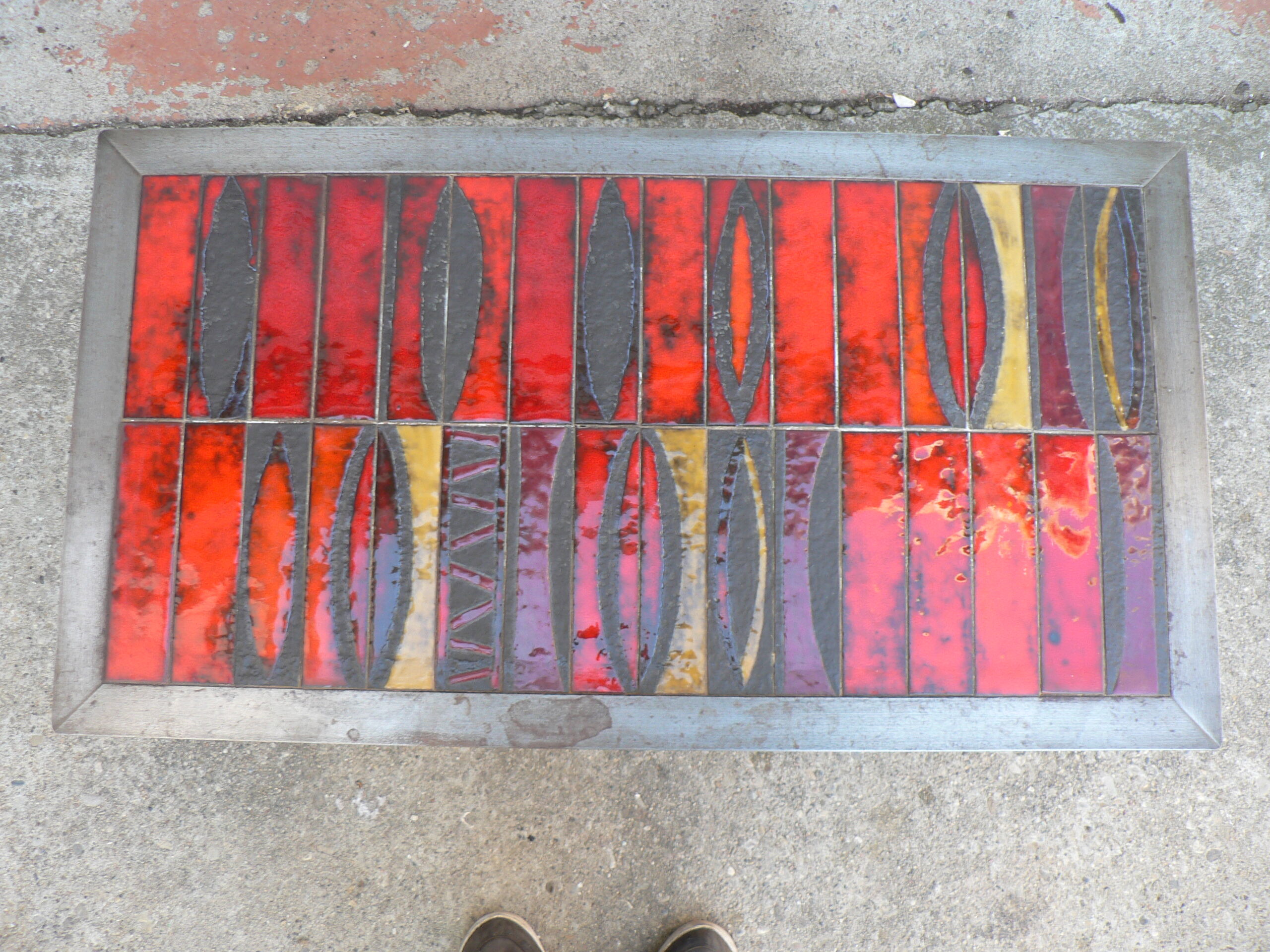 1960 ceramic coffee table