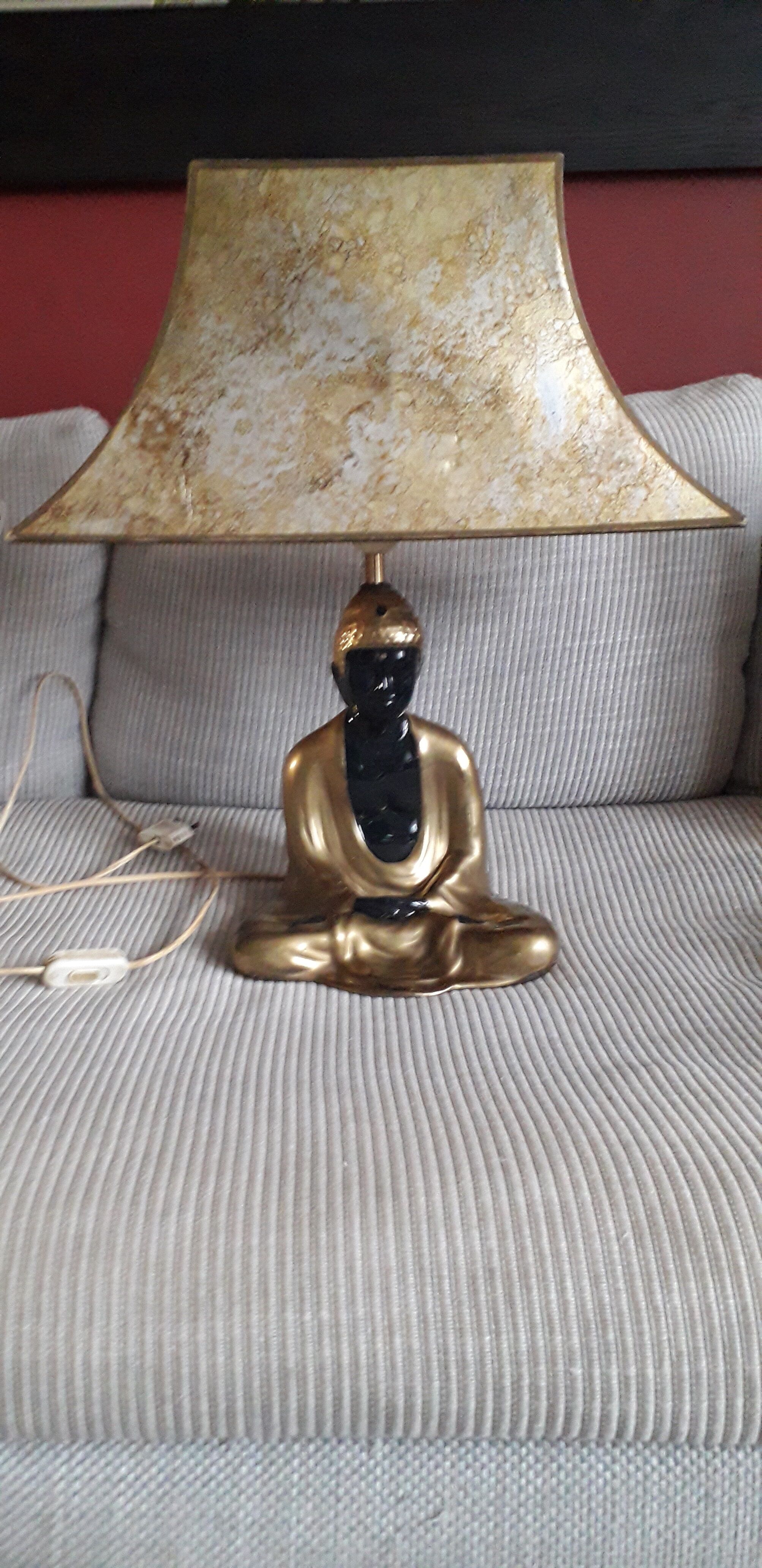 Vintage lamp in Italian ceramic