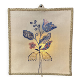 Applique embroidery, Scandinavian design, 1950s