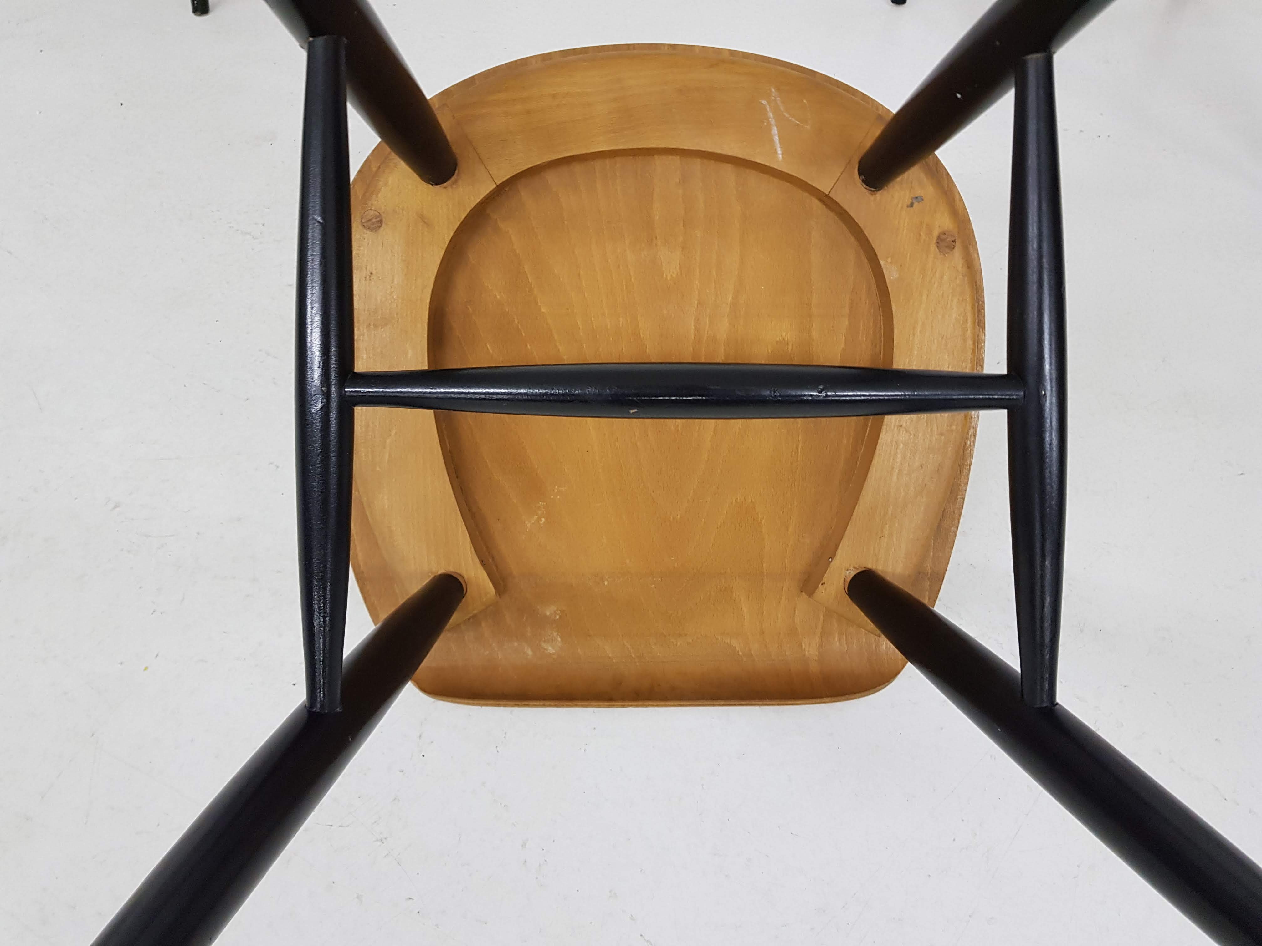 Set of 6 Fanett chairs from Tapiovaara 1970