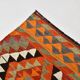 5x10 Red Green Tribal Handmade Vintage Kilim Rug, 165x315Cm