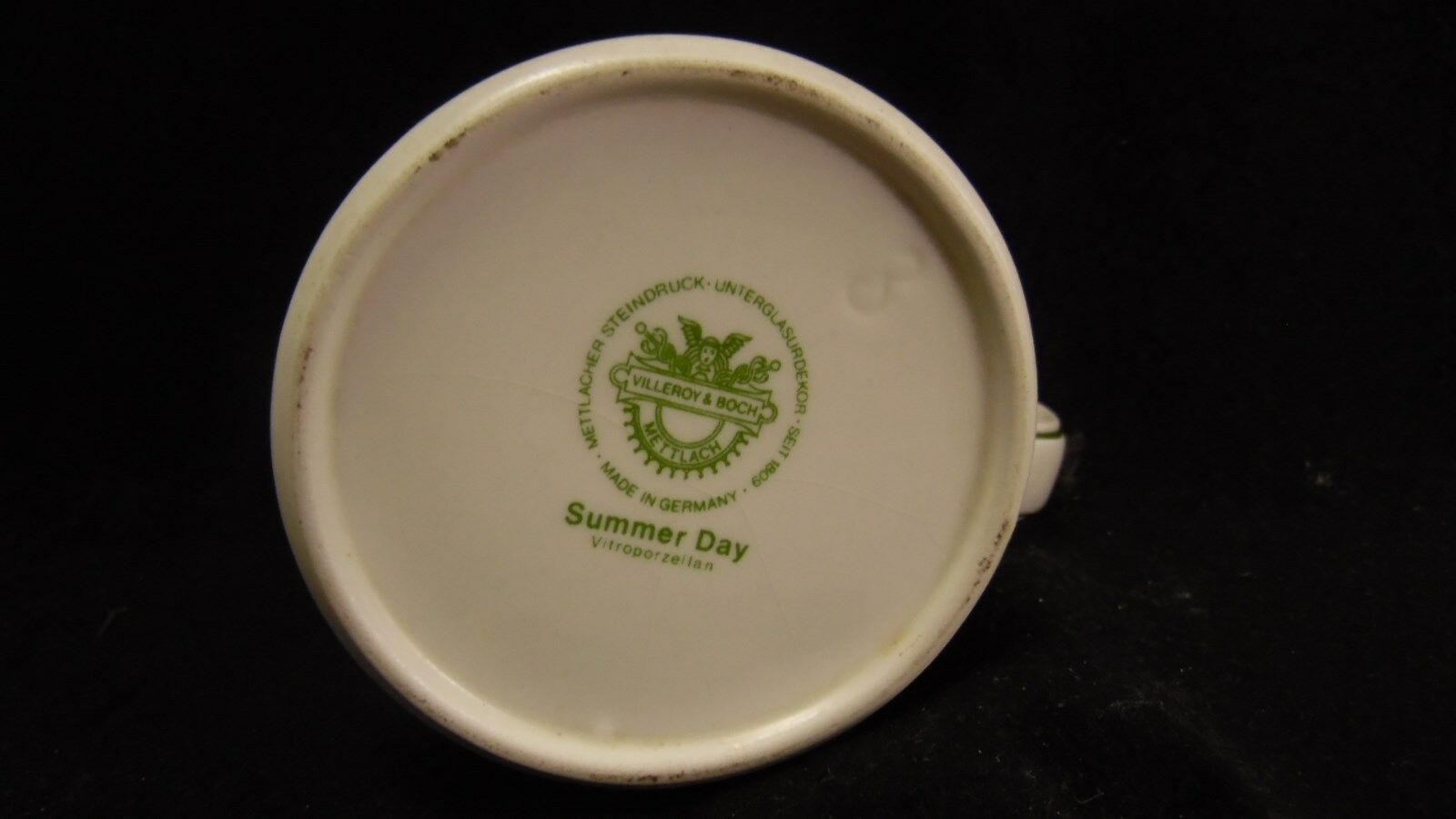 Villeroy porcelain milk pot and Boch Summerday model