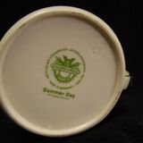 Villeroy porcelain milk pot and Boch Summerday model
