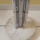 Vintage console 70/80 chrome marble glass