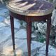 Small Louis XVI style mahogany hot water bottle table from the 19th century
