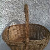 Panier à bois en osier