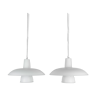 Pair of danish pendant lamps, PH Badminton, Poul Henningsen, Louis Poulsen, Denmark, 1930's