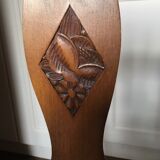 Massive wooden chair