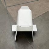 Minimalist Danish rocking stool by Michael C. Poulsen