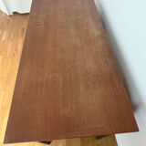 Vintage Scandinavian desk with back bookcase