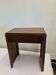 Tabouret de piano en acajou