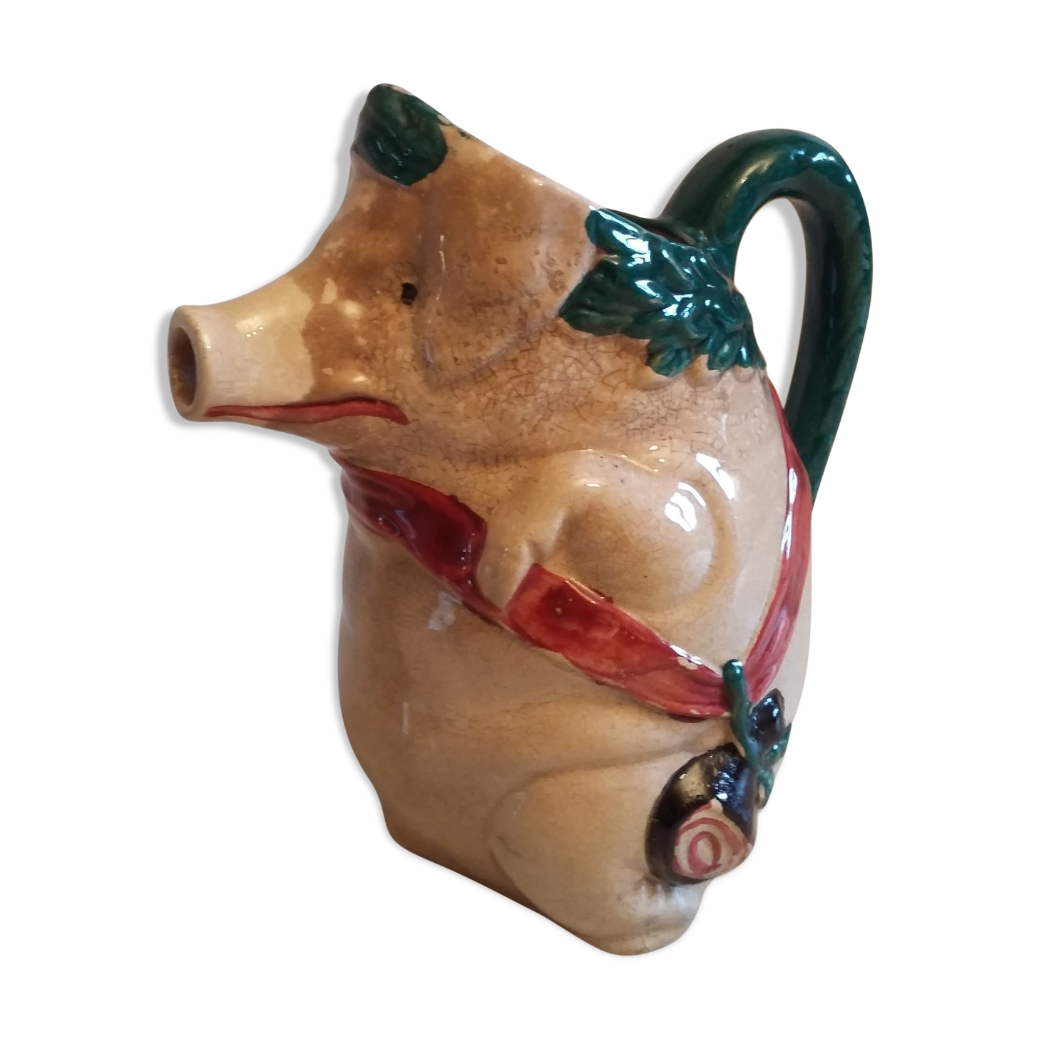 Orchies little pig earthenware pitcher