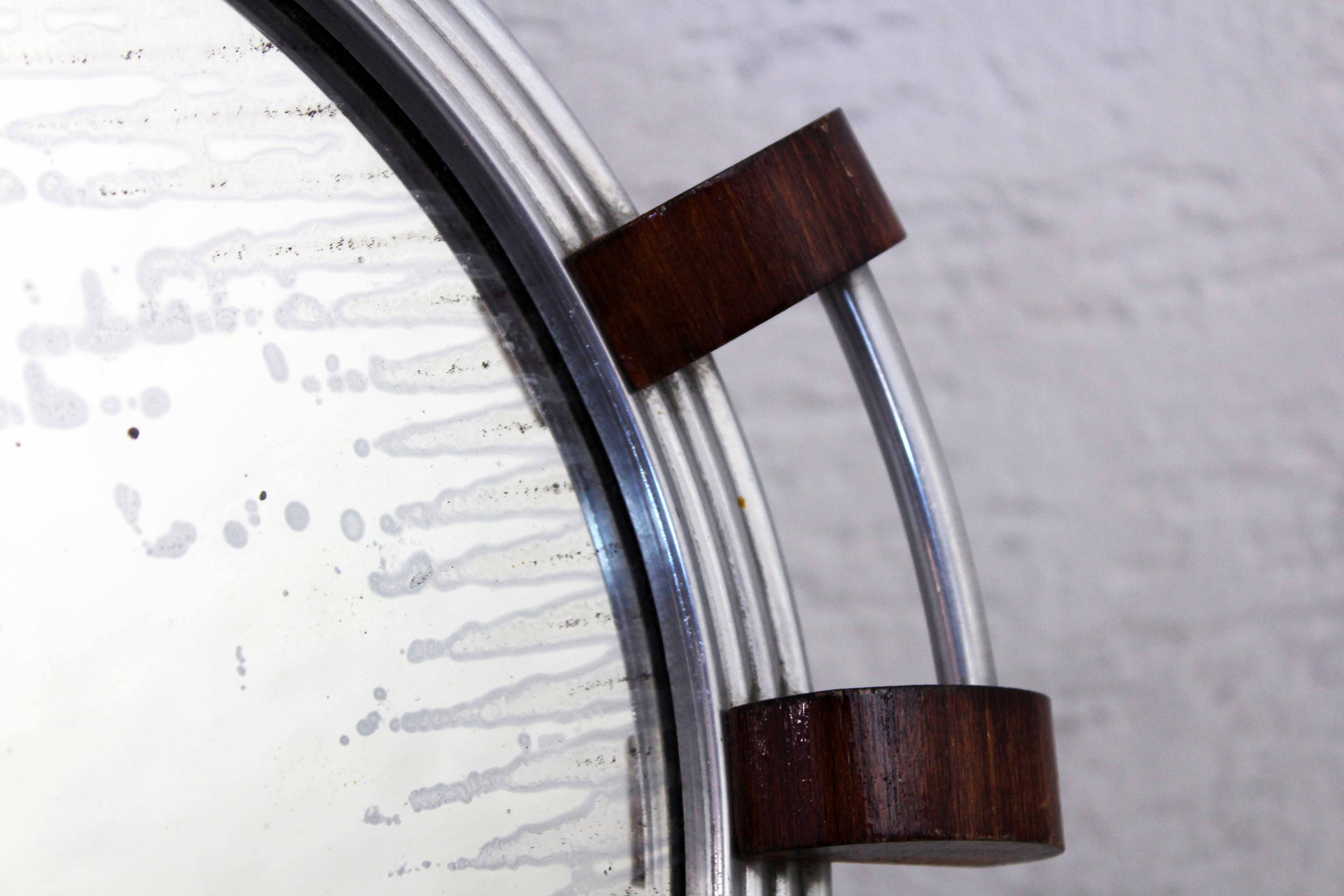 Plateau miroir art deco