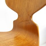 Six Chaises Ant en Teck par Arne Jacobsen pour Fritz Hansen
