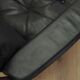 Rosewood sofa Gunnar Myrstrand for Källemo, black leather, 1960s