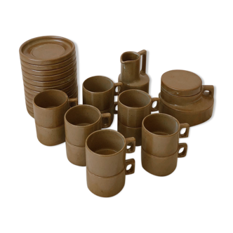 Stoneware coffee service