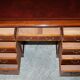 Sheraton desk restored Victorian leather